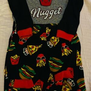 Kids Nugget Pajama Set - Black and Red